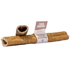 FourFriends Natural Chews Munchy Tube, ihåligt tuggben i unik tub-form, med mald råhud från hjort.