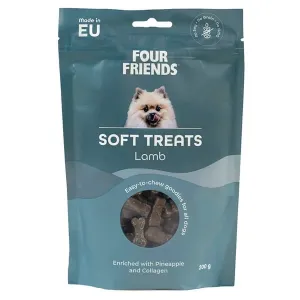 FourFriends Soft treats Lamb med lamm. Mjukt, lättdelat hundgodis med ursprung EU. 200 gram.
