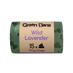 Green Bone bajspåsar 120-pack - Wild lavender