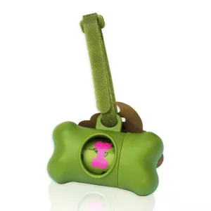 Green Bone bajspåsehållare och rulle med doft