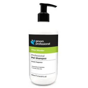 Groom Professional Aloe Wonder milt schampo för hund och katt. 350 ml.