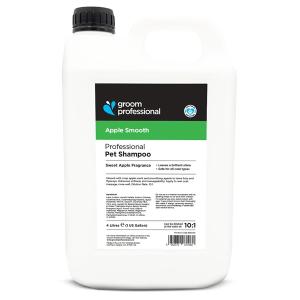 Groom Professional Apple Smooth schampo för hund och katt. Äppeldoft. 4 liter.