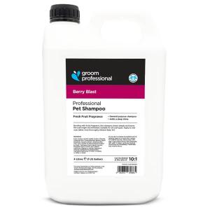 Groom Professional Berry Blast schampo för hund och katt. 4 liter.