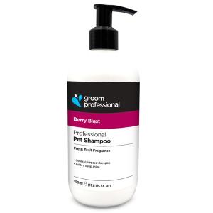 Groom Professional Berry Blast schampo för hund och katt. 350 ml.