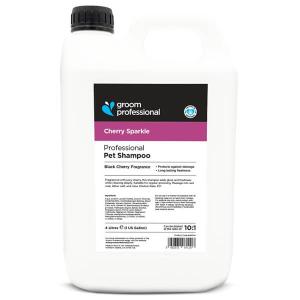 Groom Professional Cherry Sparkle schampo för hund och katt. 4 liter.