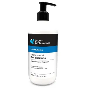 Groom Professional Coconut Moisturising schampo för hund och katt. 350 ml..