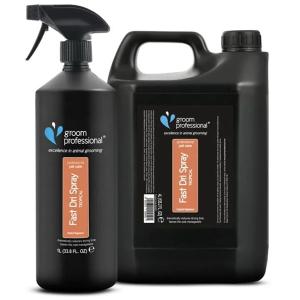 Groom Professional Fast Dri fönspray Tropical. Halverar torktiden efter bad. Två storlekar.