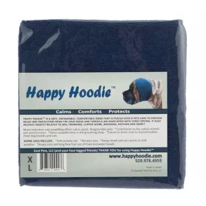 Happy Hoodie XL - marinblå