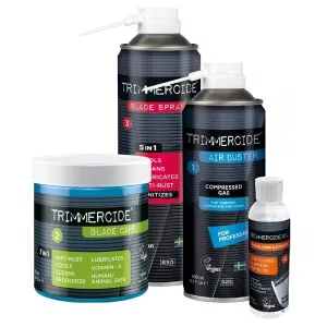 Trimmercide Startset Rengöring för skär - 4 produkter