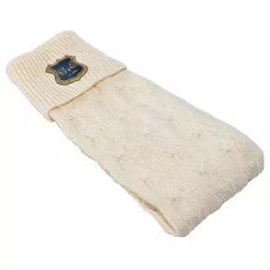 Gustaf & Evita stickad hundtröja - vintervit