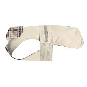 Gustaf & Evita hundtäcke med fleecefoder - beige