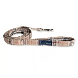 Gustaf & Evita Hundkoppel Ruta - bredd 1,5 cm