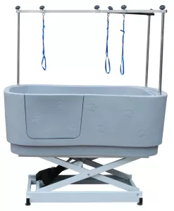 BE112 Elektriskt Hundbadkar plast - finns i lila och grått