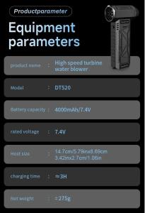 Handfön Alpha - silvergrå