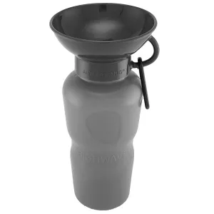 Highwave Vattenflaska med låsbar drickskål Stone Grey