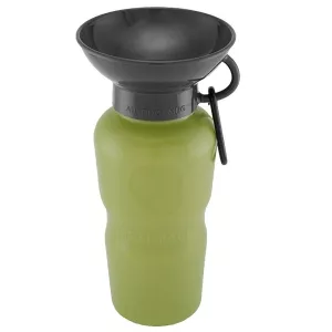 Highwave Vattenflaska med låsbar drickskål Green Kelp