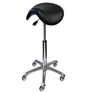 Höj- och sänkbar trimstol på hjul, sitthöjd 66-86 cm