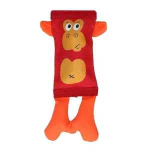 Hozies Jeffrey Jungle röd 22 cm - flytande hundleksak av brandslang