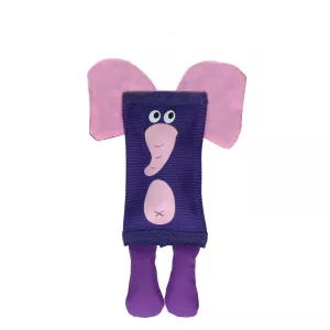 Hozies Trixie Trumpet lila 25,5 cm - flytande hundleksak av brandslang