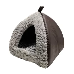 Igloo - läderlook med plysch