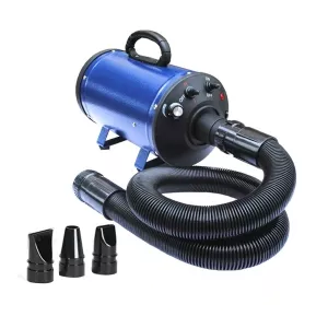 4Dogs TBS Golvfön/blaster mörkblå - slang och rör medföljer