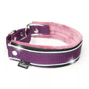 Hundstaff hundhalsband Martingale Reflex - plommon