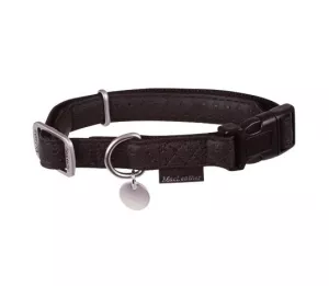 Hundhalsband McLeather ställbart - Svart