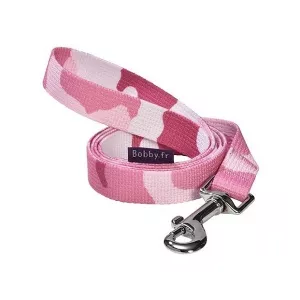 Hundkoppel Camouflage - Rosa