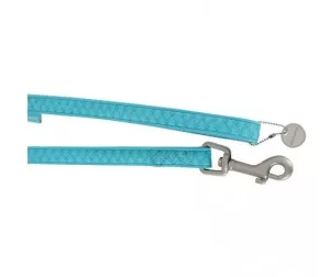 Hundkoppel McLeather 20 mm - Turkos