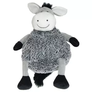 Grå Åsna plysch - hundleksak