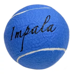 Stor blå tennisboll 16 cm - hundleksak