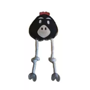 Läderleksak tupp - hundleksak