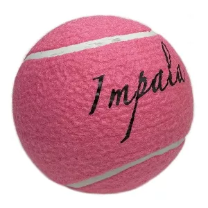 Stor rosa tennisboll 16 cm - hundleksak