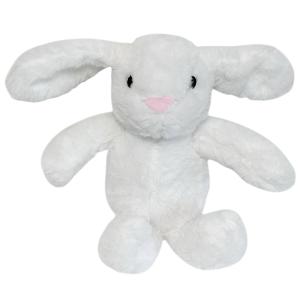 Hundleksak vit kanin i mjuk plysch, med pipljud, längd 30 cm
