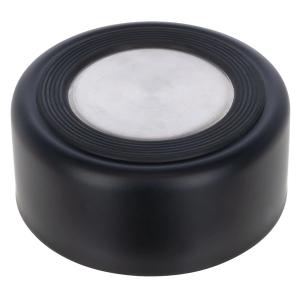 Hundskål Golden, svart mat- och vattenskål med gulfärgad insida och gummerad undersida. finns i tre storlekar 450, 900 och 1800 ml.