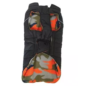 Sport Camo vändbart hundtäcke - svart/camouflage