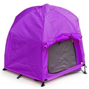 Hundtält Hexagon small - lila