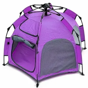 Hundtält Hexagon small - lila