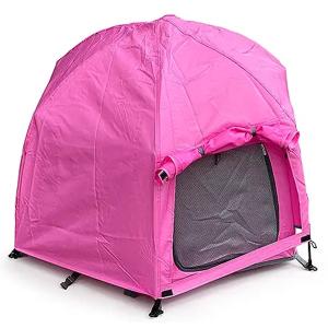 Hundtält Hexagon small - rosa