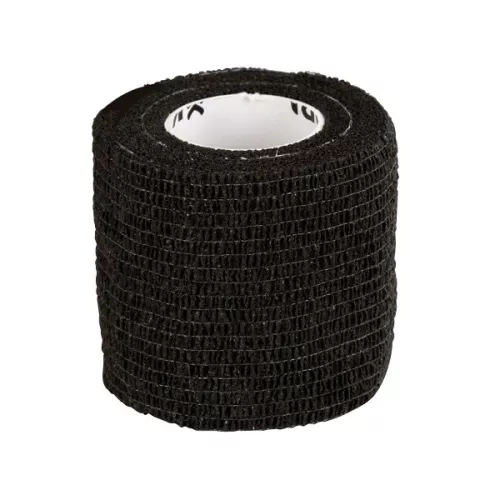 Elastiskt självhäftande bandage - svart