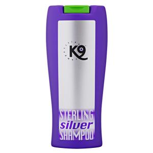 K9 Competition Sterling Silver vitschampo för hund och katt. 300 ml.