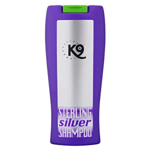 K9 Competition Sterling Silver vitschampo för hund och katt. 300 ml.