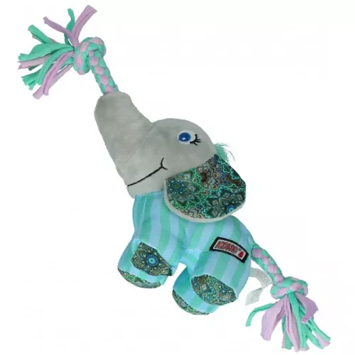 KONG Knots Carnival Elefant 37 cm - hundleksak