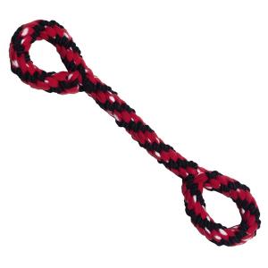 KONG Signature Rope Double Tug hundleksak i mjukt, tåligt rep. Längd 60 cm.