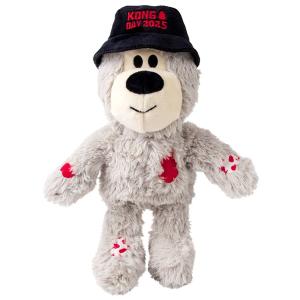 KONG Wild Knots Bear KONG Day 2025 hundleksak Medium. Ljusgrå.