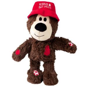 KONG Wild Knots Bear KONG Day 2025 hundleksak Medium. Mörkbrun.