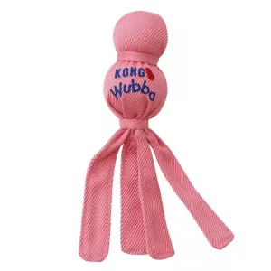 KONG Wubba Puppy hundleksak - rosa