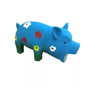 Latexgris blå - hundleksak