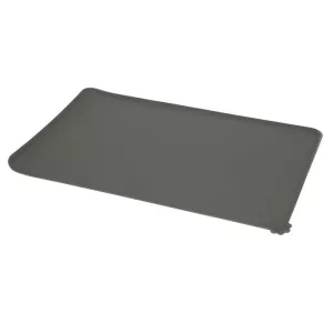 Matskålsunderlägg grå silikon