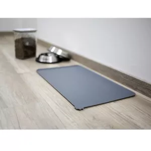 Matskålsunderlägg grå silikon